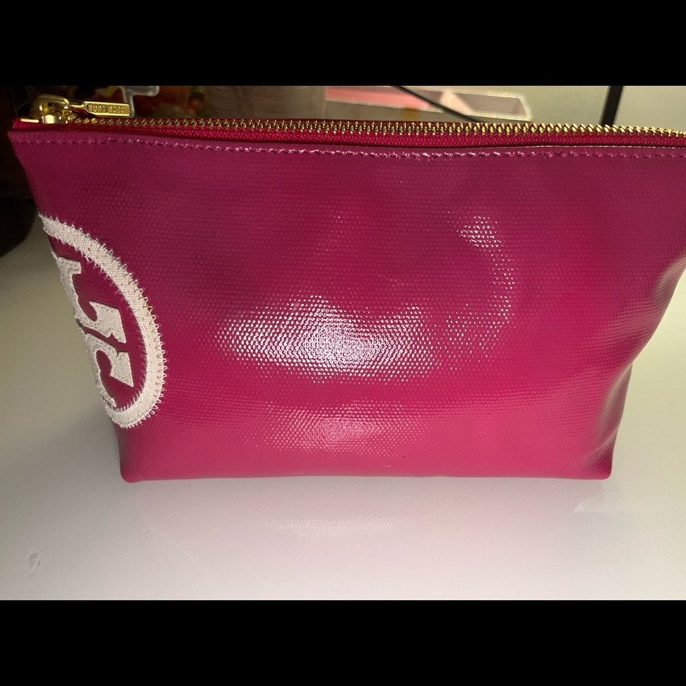 Tory Burch Pink Cosmetic Case
